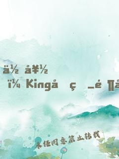 你好，King先生